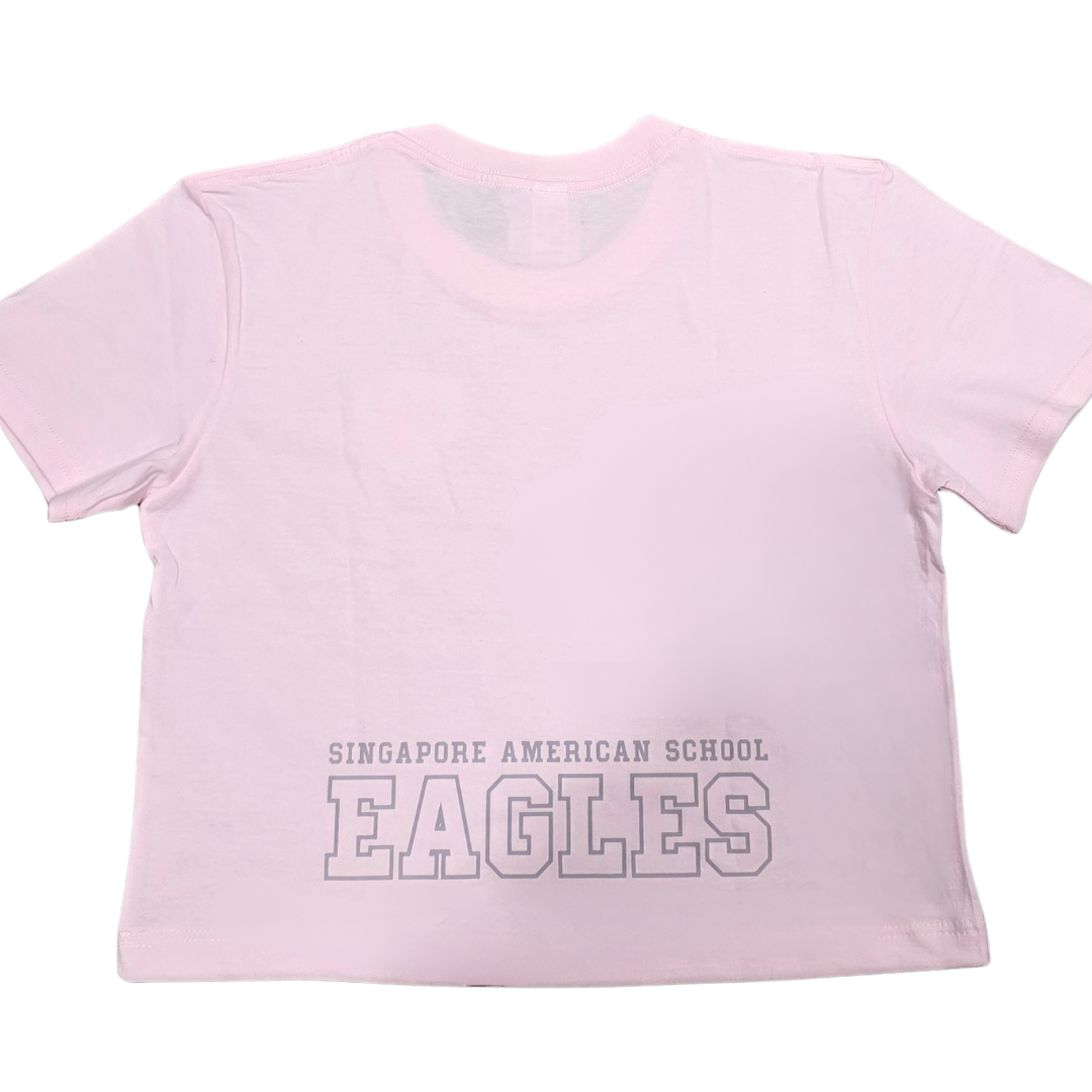 Pink Cotton Crop T-Shirt