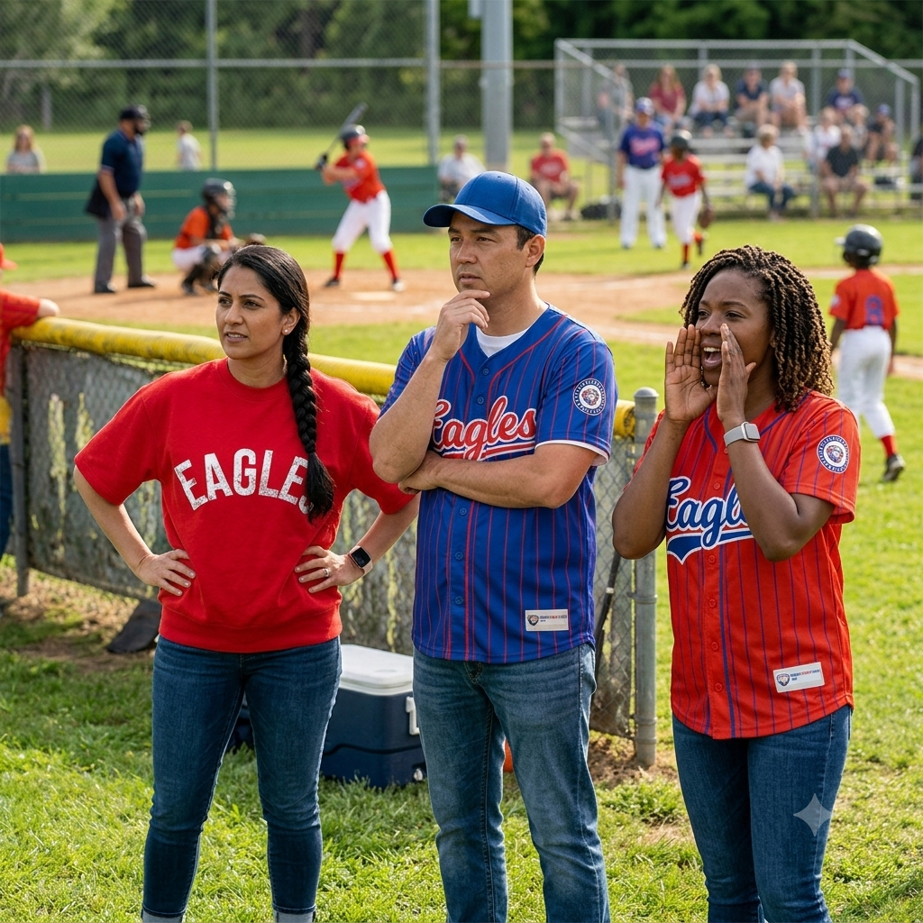 Baseball Fan Jersey – Breathable Polyester