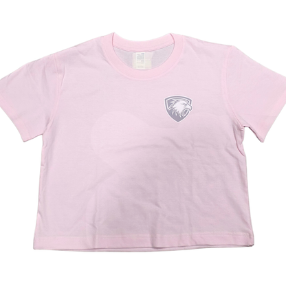 Pink Cotton Crop T-Shirt