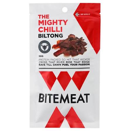Canterbury Bilton (Jerky) Bite Meat Chili, 50g