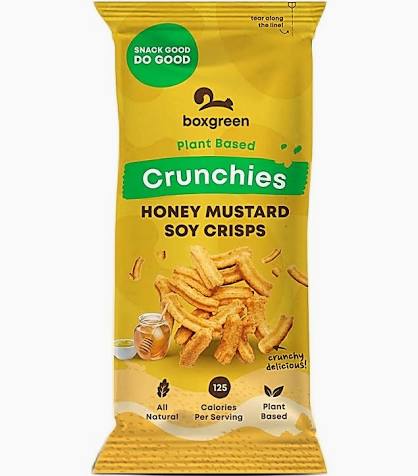 Boxgreen Crunches Honey Mustard Soy Crisps