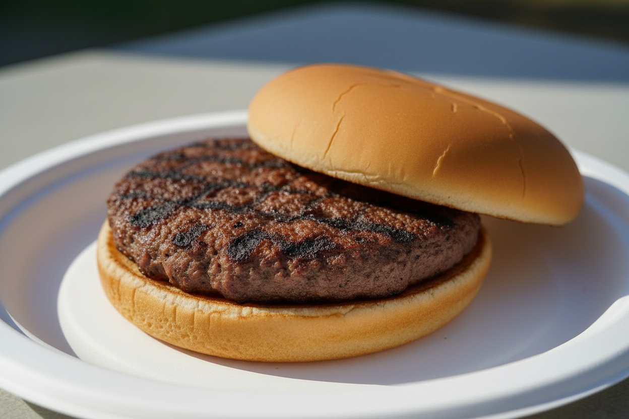 move the top bun to the side a little