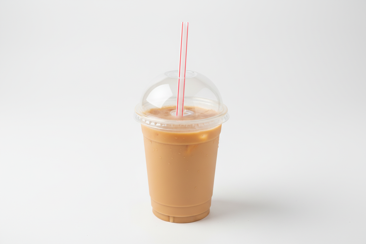 plain milk tea takeaway cup