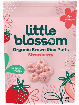 Little blossom Strawberry Puffs